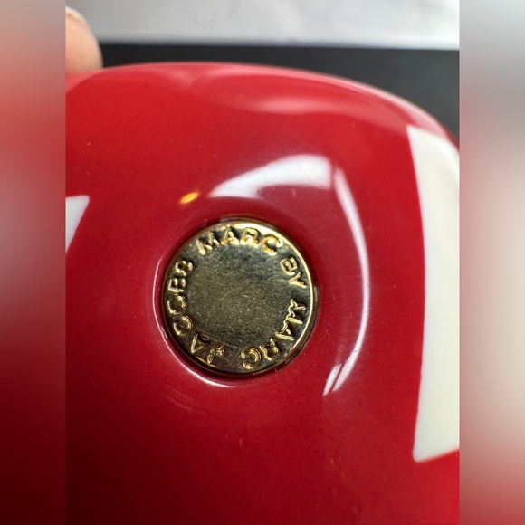 Marc by Marc Jacobs “Absolutely” Red and White Design with Gold Accent Bracelet - Picture 3 of 7